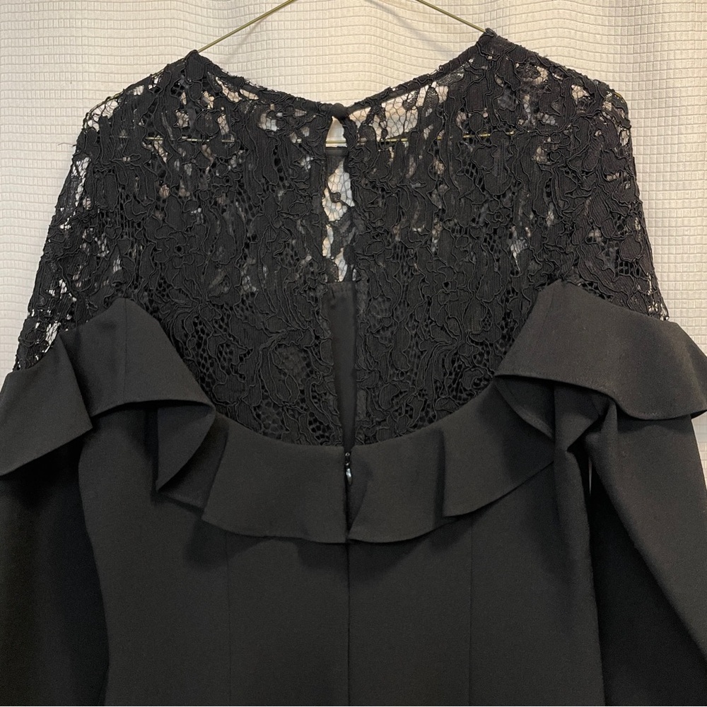 ELIZA J Cocktail Lace Yoke Sheath Dress Size 10​ - Picture 7 of 9